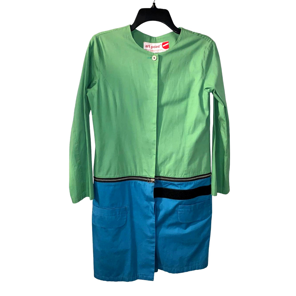 Art Point Womens Designer Dress Size XS Blue Green Lena Kvadrat Avant Garde